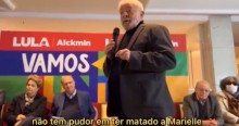 Em grave acusação sem provas, Lula diz que ‘gente do presidente’ matou Marielle (veja o vídeo)