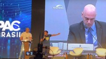 No CPAC, Magno Malta chama Daniel ao palco e mostra discurso de Moraes sobre liberdade (veja o vídeo)