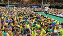 Um "mar patriota"! O sucesso extraordinário do lançamento da candidatura de Bolsonaro (veja o vídeo)