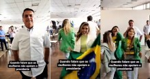 Em show de carisma, Bolsonaro desfila ao som de hiphop rodeado por mulheres patriotas! (veja o vídeo)