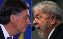 Bolsonaro na frente com 39,9% dos votos, contra 33,1% de Lula, aponta pesquisa Brasmarket