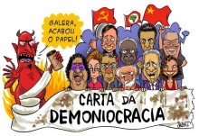 Charge da Semana - A cartinha da demoniocracia