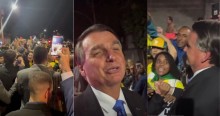 Com banda e gritos de mito, povão faz festa impressionante para Bolsonaro na porta da Globo (veja o vídeo)