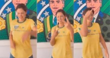 Michelle entra na onda das redes, quebra o protocolo e faz dancinha do voto em Bolsonaro (veja o vídeo)