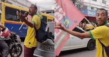 "Me xingaram o dia todo", diz homem contratado para fazer campanha para Lula (veja o vídeo)