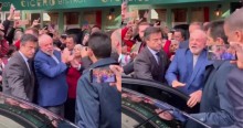 Ainda de carona no jatinho, Lula participa de encontro nada republicano em Portugal (veja o vídeo)