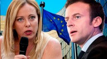 Primeira-ministra italiana enfrenta esquerda e humilha Macron (veja o vídeo)