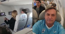 A caminho da Agrishow, Bolsonaro é tietado em avião e dá ‘alfinetada internacional’ no ex-presidiário (veja o vídeo)