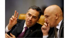Os ministros Barroso e Moraes lideram pedidos de impeachment