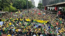 EXCLUSIVO: Manifestação homenageia Cleriston e pede justiça: “O Brasil voltou a respirar na Avenida Paulista”, afirma jornalista