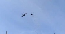 URGENTE: Helicópteros colidem no ar e todos os tripulantes morrem (veja o vídeo)