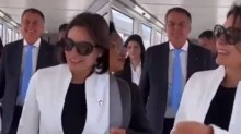 Jornalista mostra recepção "presidencial" a Bolsonaro e Michelle e faz a pergunta que não quer calar