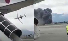 Avião cai após decolagem, explode e mata 18 (veja o vídeo)