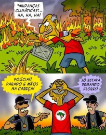 Charge da Semana -  Incêndios do amor