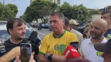 Frente a jornalistas, Bolsonaro se levanta contra Moraes