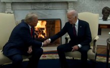 Frase dita por Joe Biden na recepção a Donald Trump causa incômodo na esquerda (veja o vídeo)