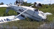 Avião cai no Pantanal e o “milagre” acontece (veja o vídeo)