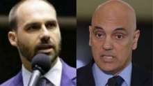 Chacota no apartamento de Moraes vaza e Eduardo Bolsonaro manda forte recado ao ministro