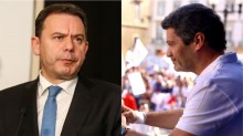 Luís Montenegro (AD) e André Ventura (Chega)