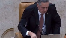 Em fúria após discussão com Fux, Barroso não consegue esconder o "descontrole" (veja o vídeo)