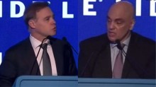 A notória diferença de postura entre Mendonça e Moraes (veja o vídeo)