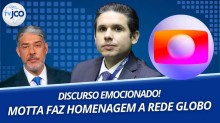 Em meio ao caos nacional, Hugo Motta faz discurso emocionado em homenagem à TV Globo (veja o vídeo)
