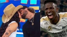 O beijo que fez Vini Jr. voltar para o jogo