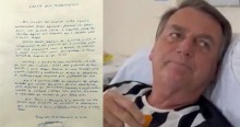 Em carta, Bolsonaro confirma o nome de Flávio e faz chocante relato pessoal