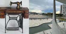 Instalaram uma máquina de costura política no ateliê da Praça dos Três Poderes, em Brasília