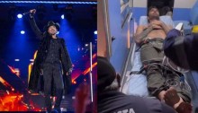 Sertanejo tem arritmia cardíaca e taquicardia durante o show e é levado às pressas para hospital (veja o vídeo)