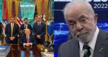 No encontro com Flávio, Trump perguntou sobre Lula e "não gostou muito da resposta"