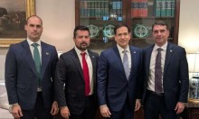 Flávio se reúne com Secretário de Estado Marco Rubio e coloca na mesa o tema que mais aflige Lula