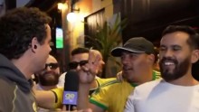 Ao vivo em canal da Globo, homem surpreende repórter com previsão sobre copa e eleição (veja o vídeo)