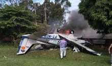 Mortes são confirmadas em acidente aéreo no interior de SP