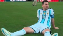 Messi aparece desolado após derrota na final da Copa