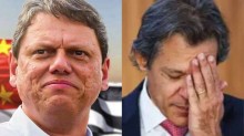 Tarcísio dispara e põe 20 pontos na frente de Haddad no 1º turno