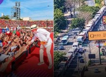 Imagens de ônibus fretados para evento de Lula viraliza: “Parece que faltou gente disposta a ir por vontade própria” (veja o vídeo)
