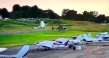 Terrível acidente aéreo acaba em morte (veja o vídeo)