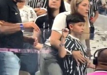 Insanidade da torcida corintiana: Torcedor mirim tem que deixar estádio escoltado pela polícia (veja o vídeo)