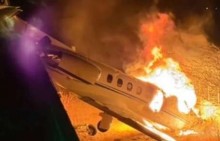 URGENTE: Avião com cantor famoso sai da pista e pega fogo no RN