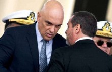 Fora de agenda, Moraes recebe cúpula da PF de Lula