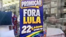 Promoção “Fora Lula” de rede de lojas vira caso de polícia em MG