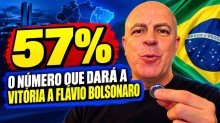 57%! O número que pode sinalizar a vitória de Flávio! (veja o vídeo)