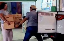 A caminhonete com adesivo do PT flagrada transportando urnas eletrônicas e a palavra do TSE (veja o vídeo)
