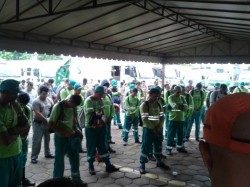 Greve idealizada pelo dono da empresa
