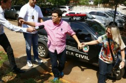 Olarte, no momento da prisão