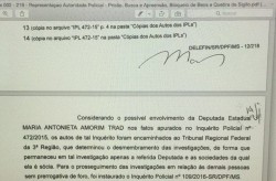Inquérito da PF menciona Antonieta