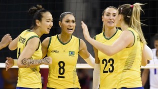 De virada, Brasil vence Porto Rico e vai a final do vôlei feminino no PAN