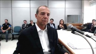 Cabral, imita Lula, bate-boca com procurador, nega corrupção e leva bronca do juiz (veja o vídeo)