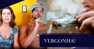 Marmanjo fuma maconha enquanto mãe defende uso da droga (veja o vídeo)